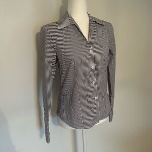 Calvin Klein Women’s Striped Button Up Blouse